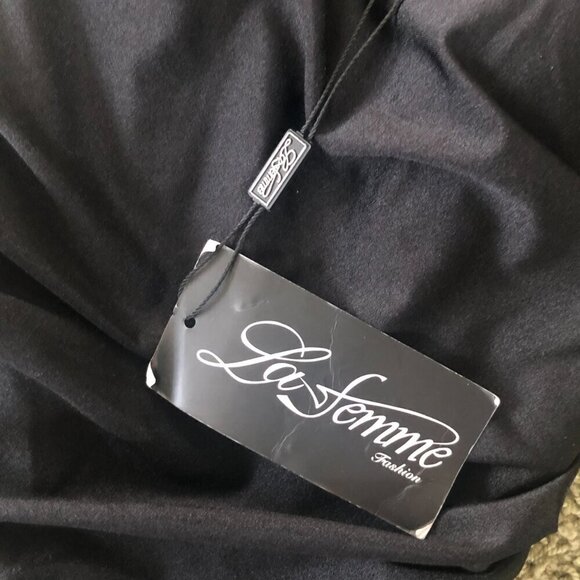 La Femme Black Sleeveless Maxi Dress Size 0 NWT - Picture 11 of 11